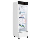 Commercial 11 cu. ft. Medical Pharmacy Refrigerator with Emergency Backup Battery for the Alarm in White, UL Listed (KM-PHR-11C)